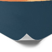 月の光に美しい黒人女性 ポスター (角)