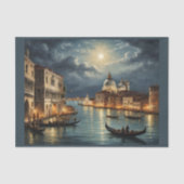 月の光の下のベニスのラグーン 薄葉紙 (正面)