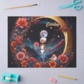 月の光の中の可愛い妖精。 薄葉紙 (クラフト)