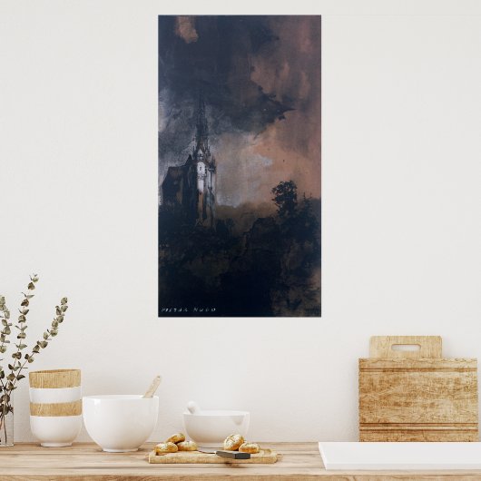 月の光の中の城 ポスター (キッチン)