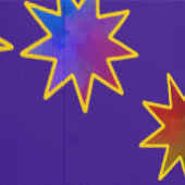 月の光の中の星に願い 壁紙 (縫い目)