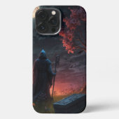 月の光の中の死 iPhoneケース (裏面)