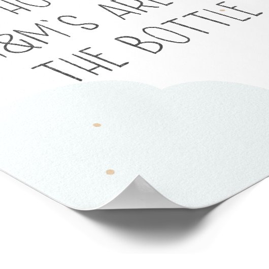 月の光る星の上でキャンディーの数を推測 ポスター (角)