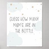 月の光る星の上でキャンディーの数を推測 ポスター (正面)