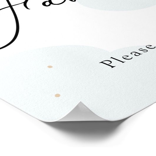 月の光る星の上で印を押す ポスター (角)