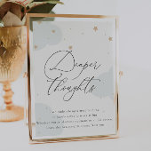 月の光る星の上に夜遅くのおむつ ポスター