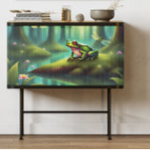 月の光を放つカエルの童話の切り離し 薄葉紙