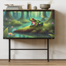 月の光を放つカエルの童話の切り離し 薄葉紙