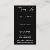 月の光を記憶に刻む | 生命の木 名刺 (裏面)