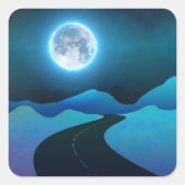 月の光 スクエアシール (正面)