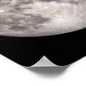 月の入り口(月の風景) ポスター (角)