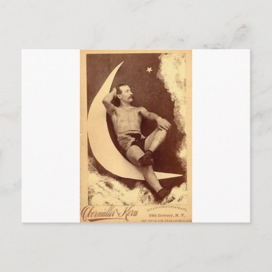 月の入れ墨をした男 ポストカード (正面)