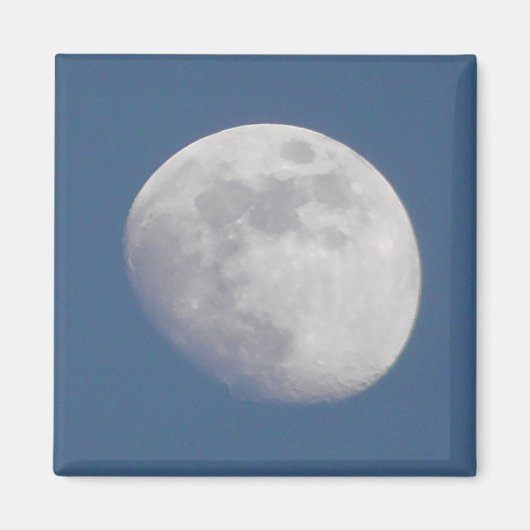 月の写真の月のフェーズ マグネット (正面)