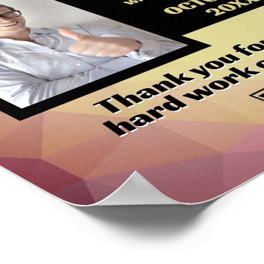 月の写真の表示従業員またはダウンロード ポスター (角)