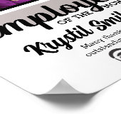 月の写真の表示従業員またはダウンロード ポスター (角)