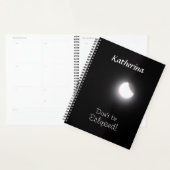 月の写真を消さないパーソナライズされた プランナー手帳 (ディスプレー)