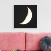 月の写真アート キャンバスプリント (インサイチュ (リビング))