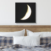 月の写真アート キャンバスプリント (インサイチュ (寝室))