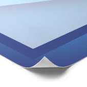 月の写真表示のブルーウェーブ従業員 ポスター (角)