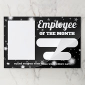 月の写真表示の埋め込み従業員 ペーパーパッド (折り畳み)