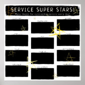 月の写真表示サイトの複数従業員 ポスター (正面)