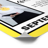 月の写真認識賞の従業員 ポスター (角)