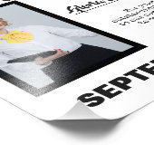 月の写真賞の証明書の従業員 フォトプリント            (角)