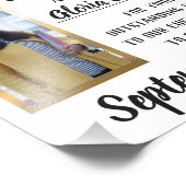 月の写真賞の証明書の従業員 フォトプリント            (角)