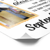 月の写真賞の証明書の従業員 フォトプリント            (角)