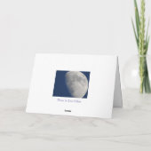 月の写真、ロマンチック恋しく思なYou カード (裏面)