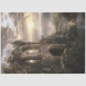 月の出で魔法のシーンの廃墟を切り離す 薄葉紙 (正面)