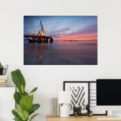 月の出と日の入り ポスター (ホームオフィス)