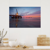 月の出と日の入り ポスター (キッチン)