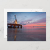 月の出と日の入り ポストカード (正面/裏面)