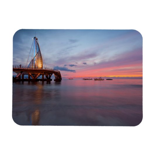 月の出と日の入り マグネット (横)