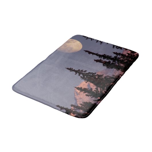 月の出の早い冬 |アラスカ,アンカレッジ バスマット (アングル)