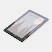 月の出の早い冬 |アラスカ，アンカレッジ ポストイット (アングル)