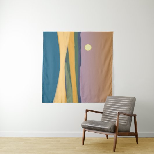 月の出 タペストリー (インサイチュ(横))