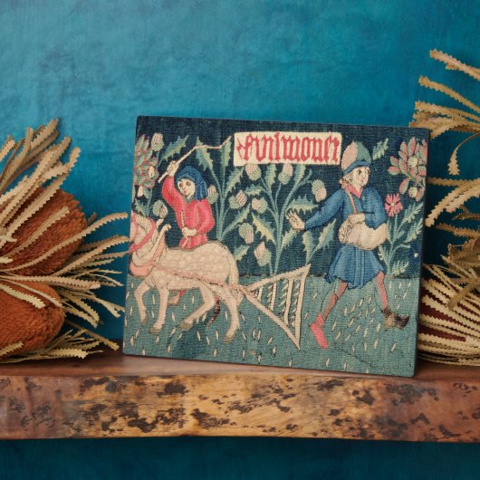 月の労働アルザス(タペストリー)ヴィクト フォトプラーク (側面)