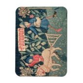 月の労働アルザス（タペストリー）ヴィクト マグネット (縦)