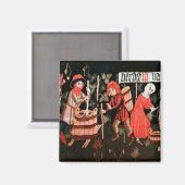 月の労働，アルザスから マグネット (正面/裏面)