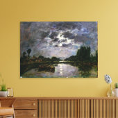 月の効果1891 (キャンバス上の油) キャンバスプリント (インサイチュ (リビング))