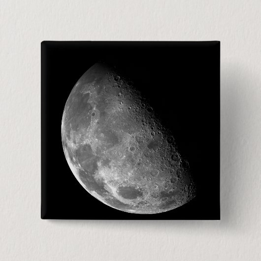 月の北極 缶バッジ (正面)