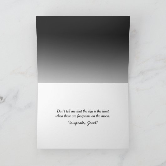 月の卒業足跡 カード (内部)