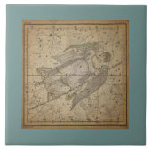 月の古代《星座》乙女座星図 タイル (正面)