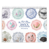 月の名前は任意の年のアー図解入りの、写真付きのト カレンダー (カバー)