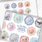 月の名前は任意の年のアー図解入りの、写真付きのト カレンダー