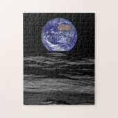 月の向こうからの地上の隆起 ジグソーパズル (縦)