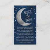 月の向こうに |エンクロスベビー用の赤ちゃんシャワーブック エンクロージャーカード (正面)