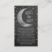 月の向こうに |エンクロスベビー用の赤ちゃんシャワーブック エンクロージャーカード (正面)